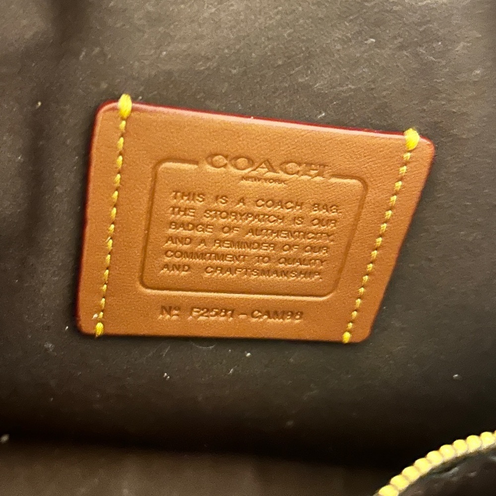 Coach Soft Tabby Shoulder Bag - Dark Brown - Picture 12 of 13